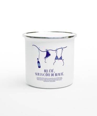Mug émaillé Bel Été – Côte de Beauté – 355 ml