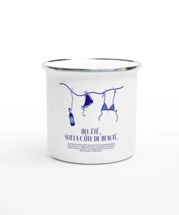 Mug émaillé Bel Été – Côte de Beauté – 355 ml