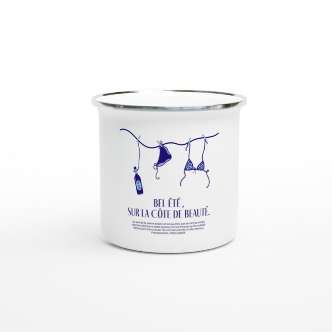 Mug émaillé Bel Été – Côte de Beauté – 355 ml