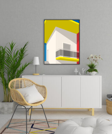 Affiche architecture royan 1950