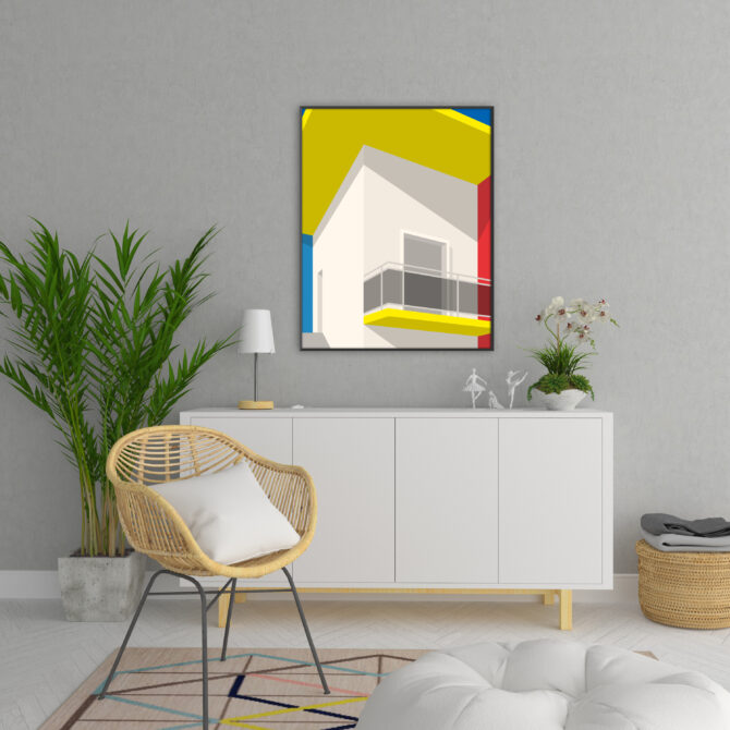 Affiche architecture royan 1950