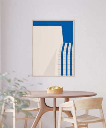 Affiche villa grille pain royan - Architecture 1950